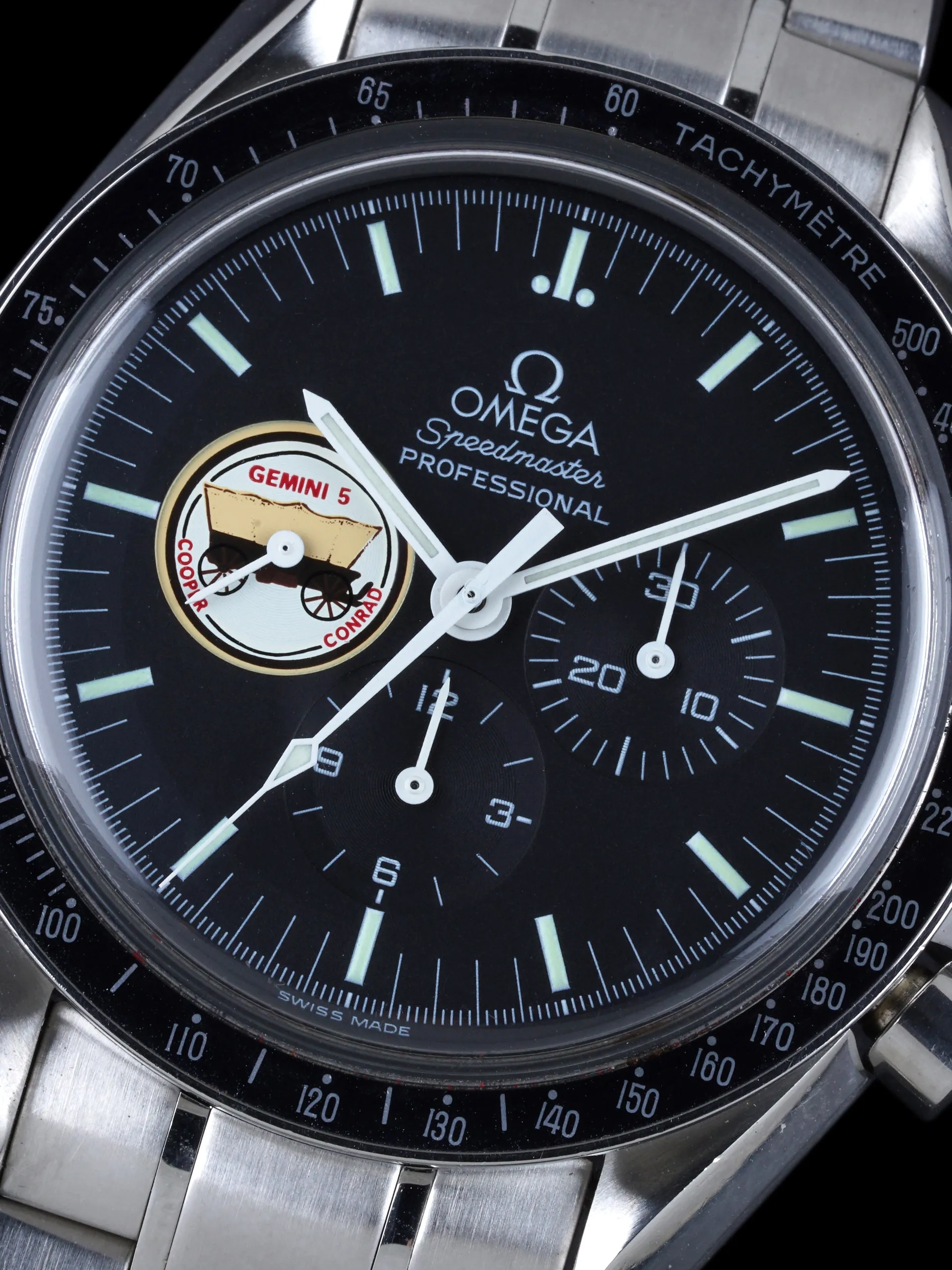 1997 OMEGA Speedmaster Professional Gemini V (Ref. 345.0022) "Missions Series" W/ Box & Booklets