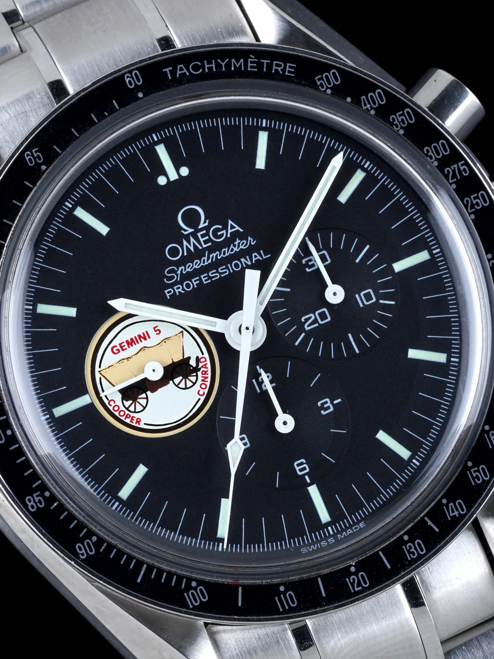 1997 OMEGA Speedmaster Professional Gemini V (Ref. 345.0022) "Missions Series" W/ Box & Booklets