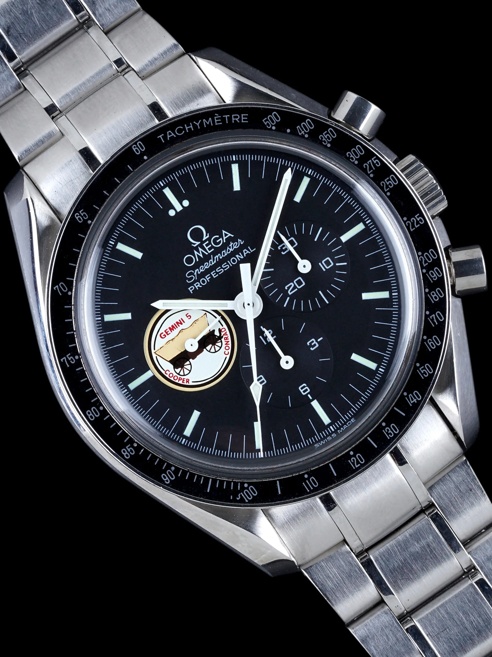 1997 OMEGA Speedmaster Professional Gemini V (Ref. 345.0022) "Missions Series" W/ Box & Booklets