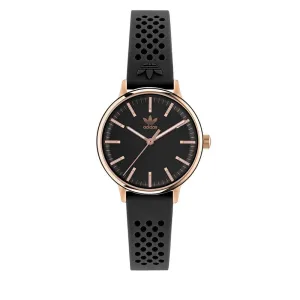 Adidas Original Black Dial And Rubber Strap Women Watch AOSY23026