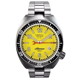 Allemano 1973 Shark Men's Yellow Watch SH-A-1973-P-Y-DP