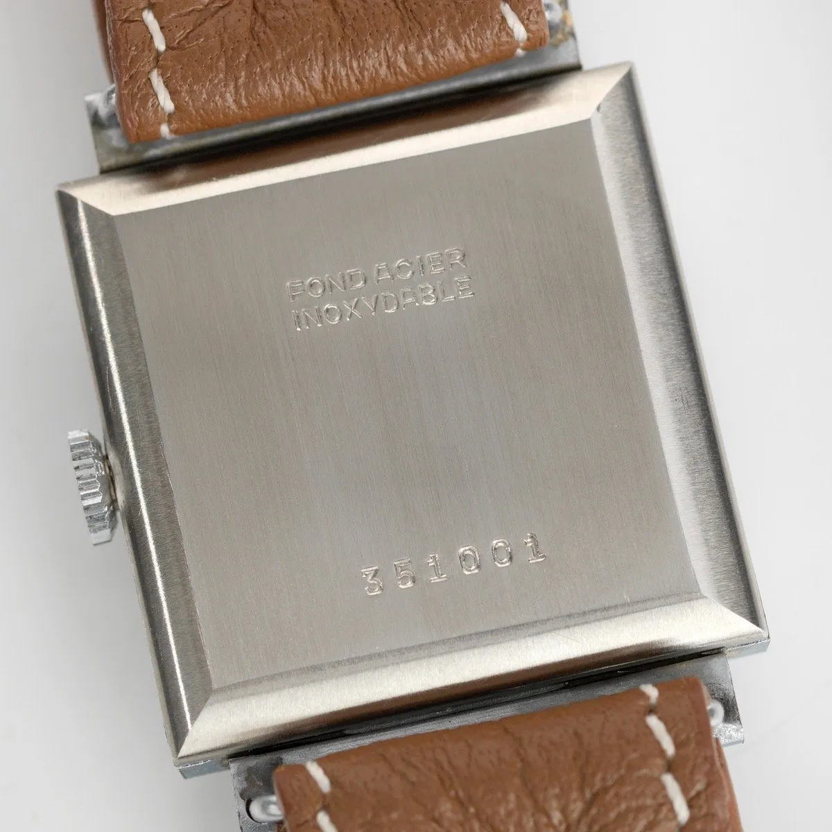 Baume & Mercier Cream Roman Dial Square Case