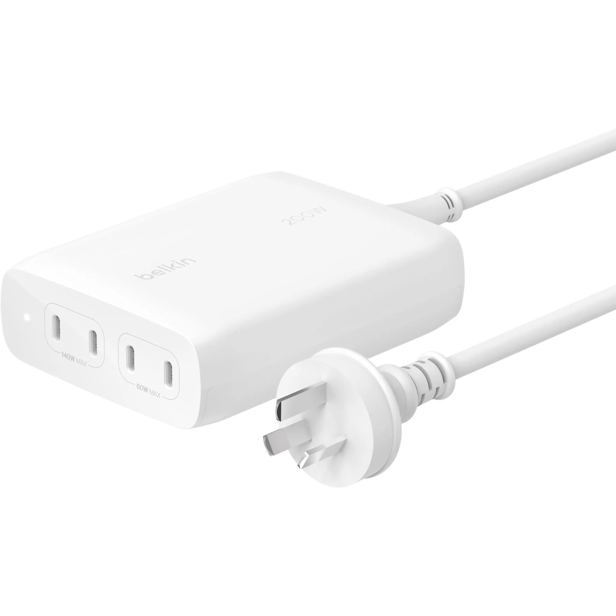 Belkin BoostCharge Pro 200W 4-Port USB-C GaN Charger