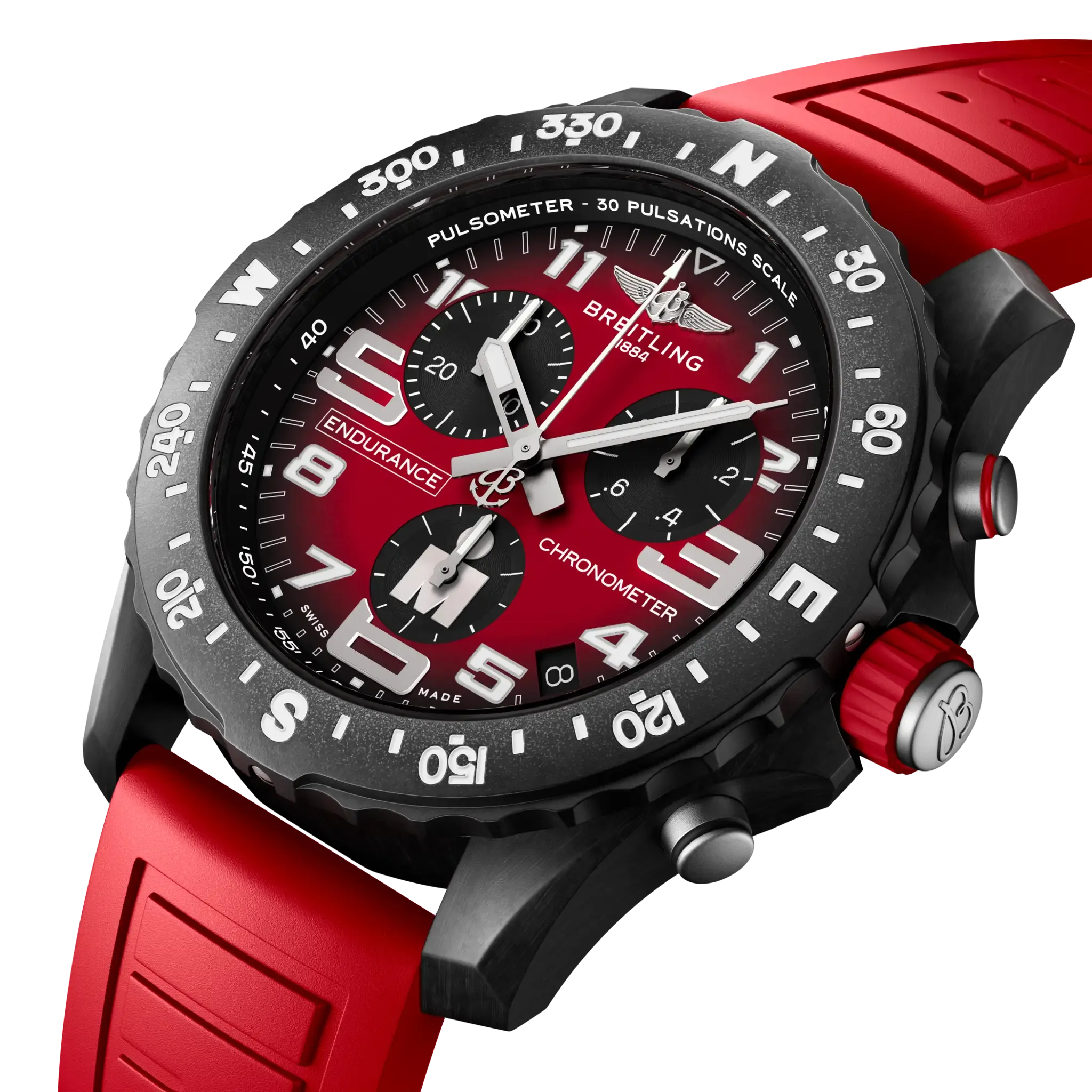 Breitling Endurance Pro 44 IRONMAN® Watch with Red Dial