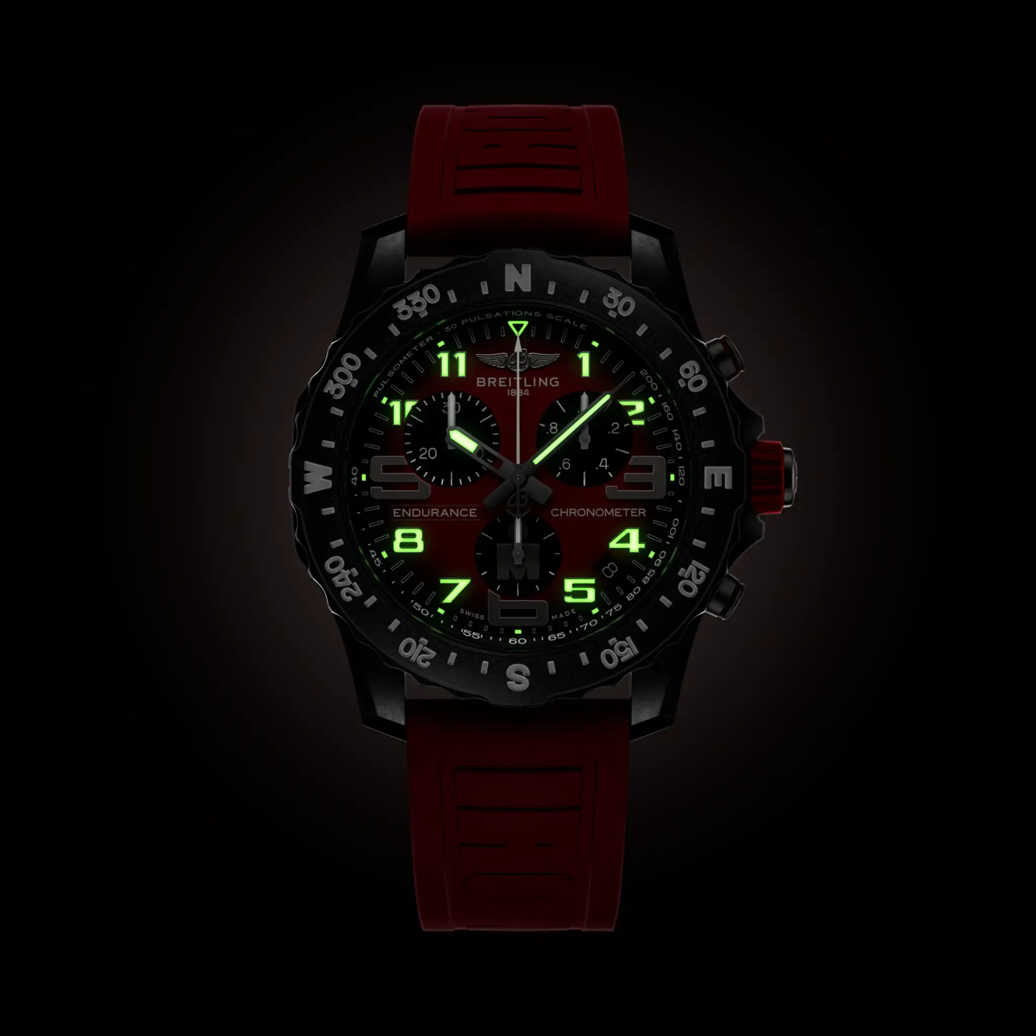 Breitling Endurance Pro 44 IRONMAN® Watch with Red Dial