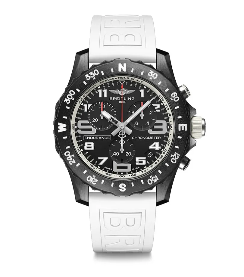 Breitling Endurance Pro 44 with White Strap