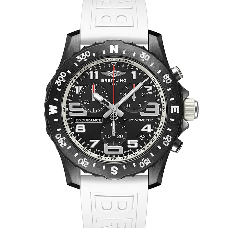 Breitling Endurance Pro 44 with White Strap