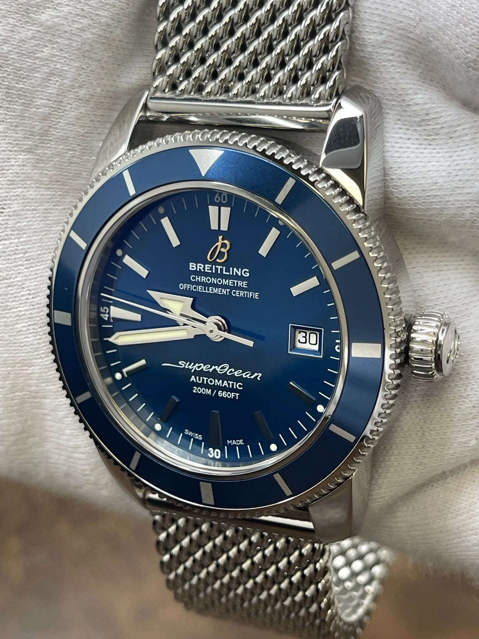 Breitling Superocean Heritage 42 A17321 Blue Dial Automatic Men's Watch