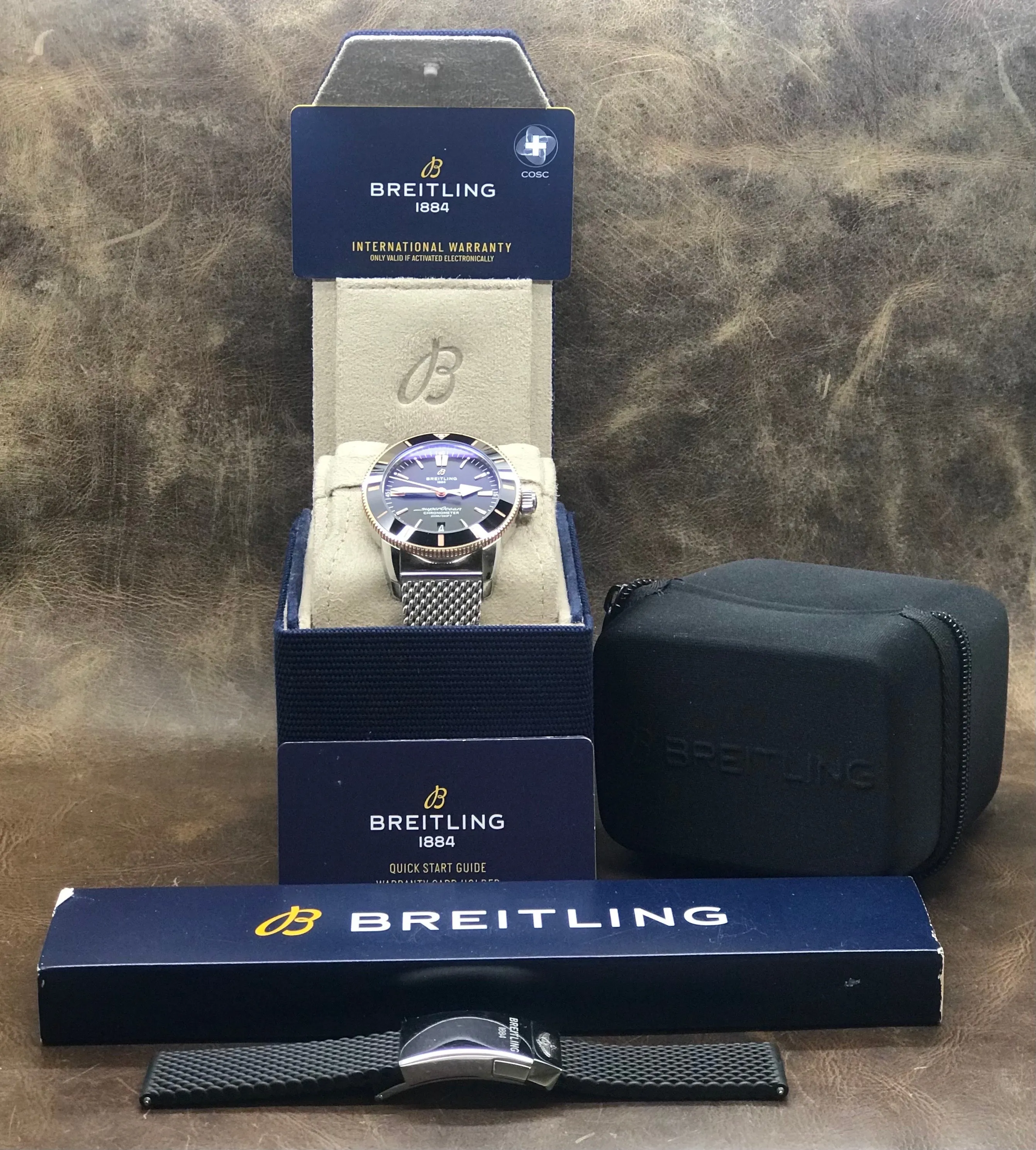 Breitling Superocean Heritage II  UB2030121B1A1 Black Dial Automatic Men's Watch