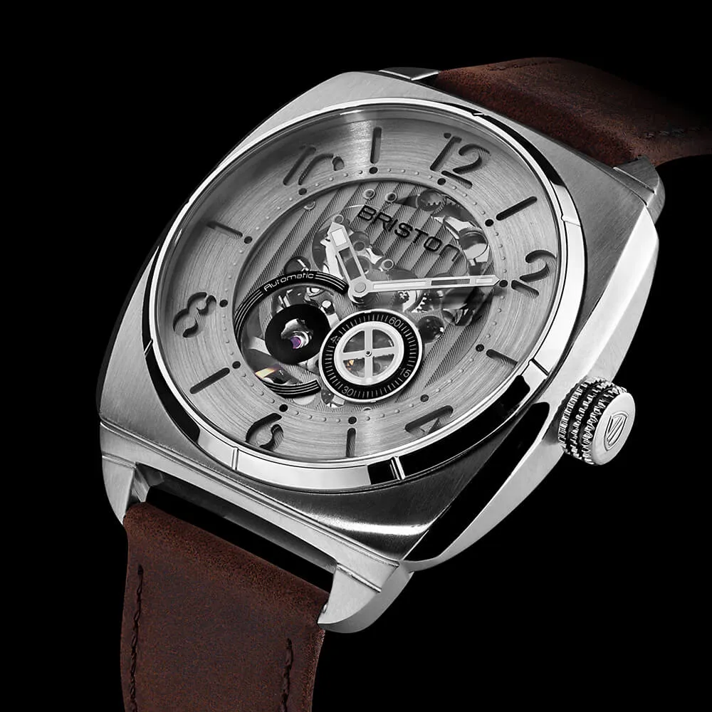 BRIS Watch Streamliner Skeleton Steel