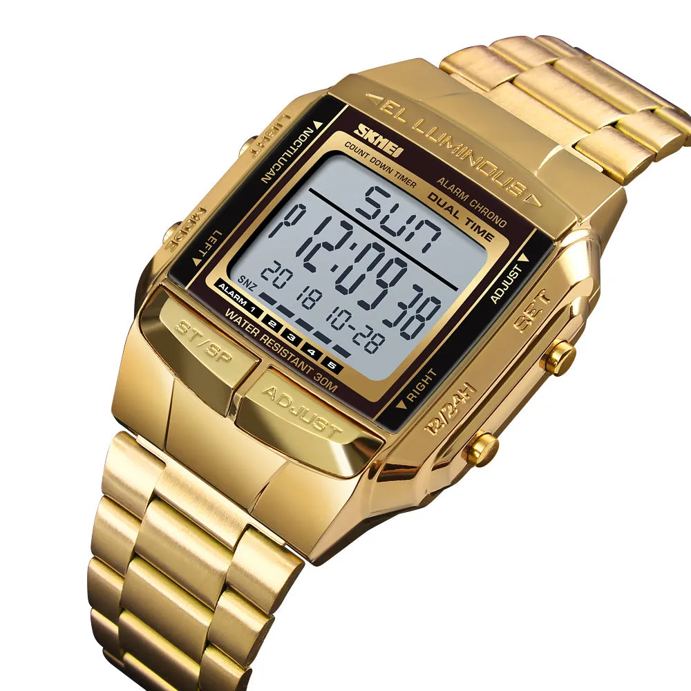 Business sedate square digital watch W2313881