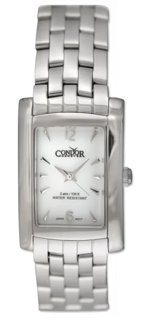 Condor Classic Stainless Steel Mens Watch White Dial CWS105