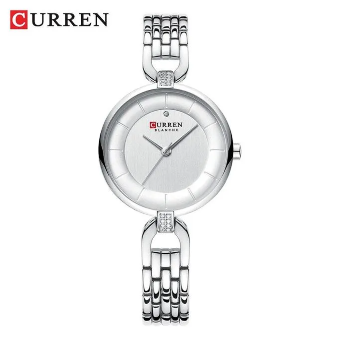 CURREN Women Quartz Watches Female Top Fashion Luxury Brand Watch Ladies 9052 silver