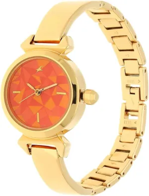 Fastrack, Women’s  Watch Analog, Bicolor Dial Rose Gold Stainless Steel Strap, 6131WM01