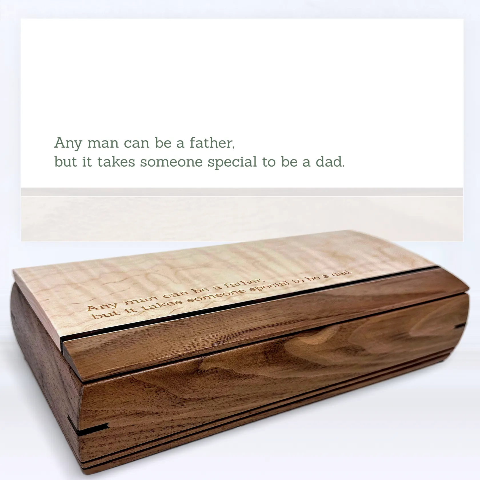 Father's Day Gift - Handmade Wooden Cache Box (Any man...)