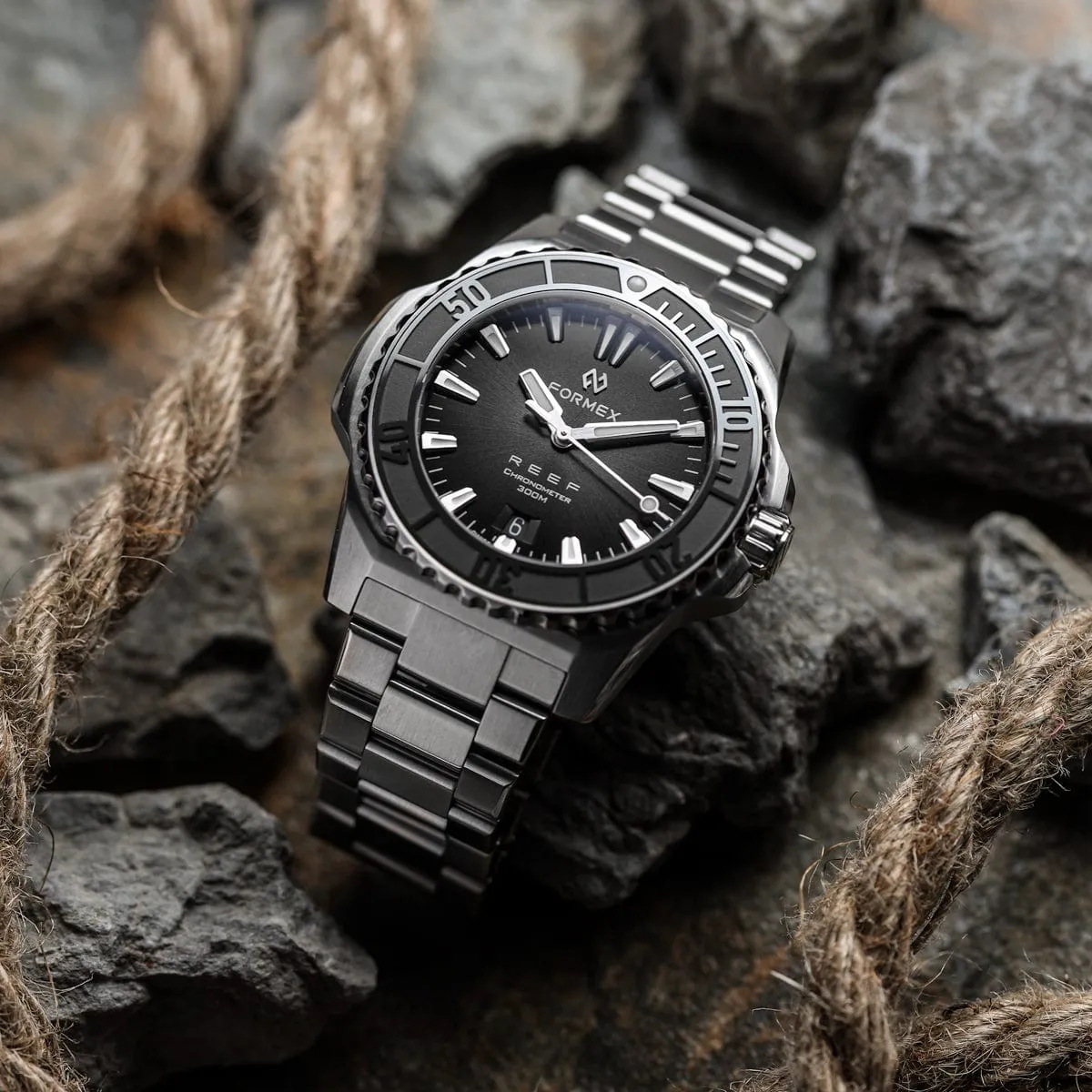 Formex REEF Automatic Chronometer - Black Dial / Black Bezel