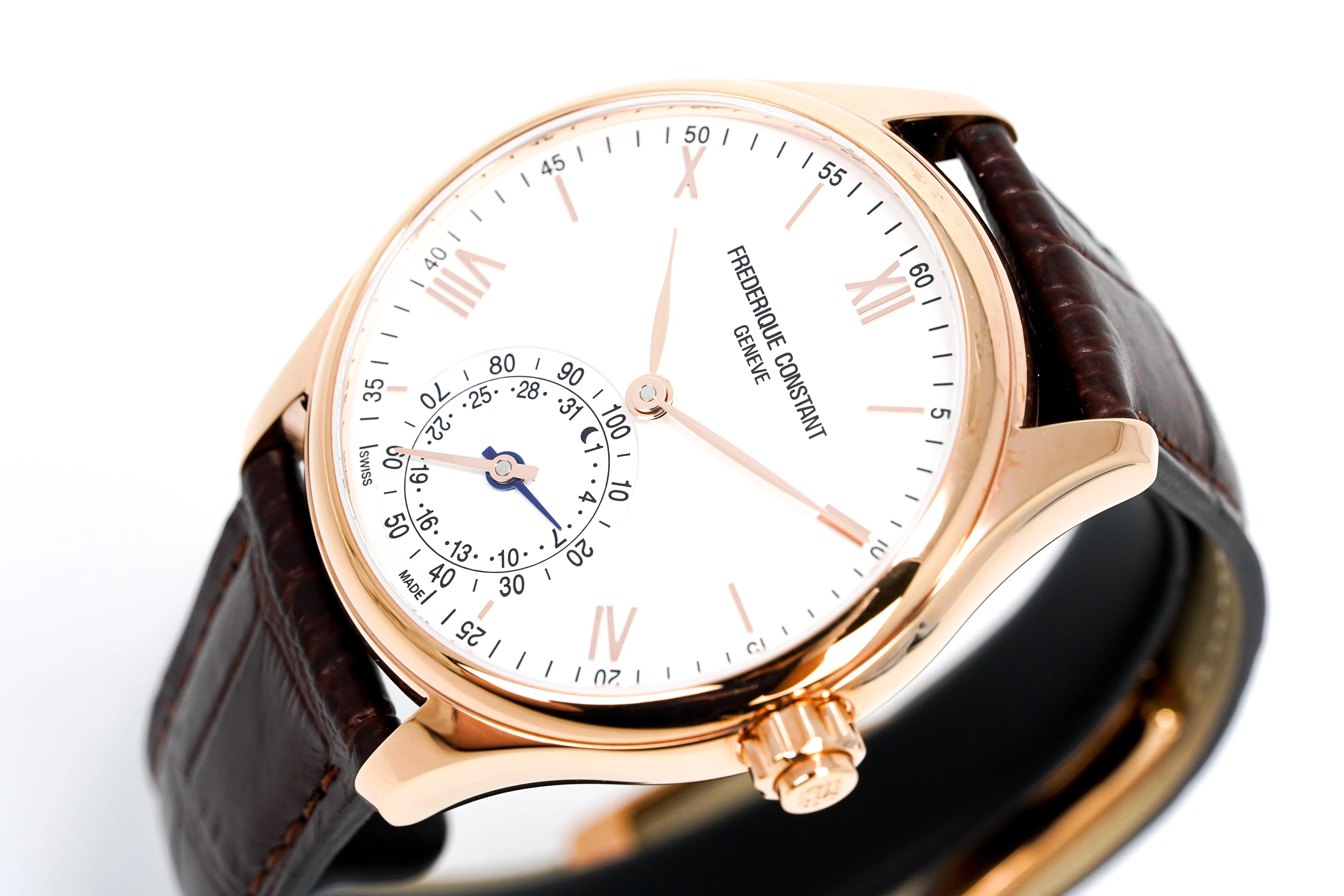 Frederique Constant Watch Men's Horological Smartwatch Classics Rose Gold FC-285V5B4