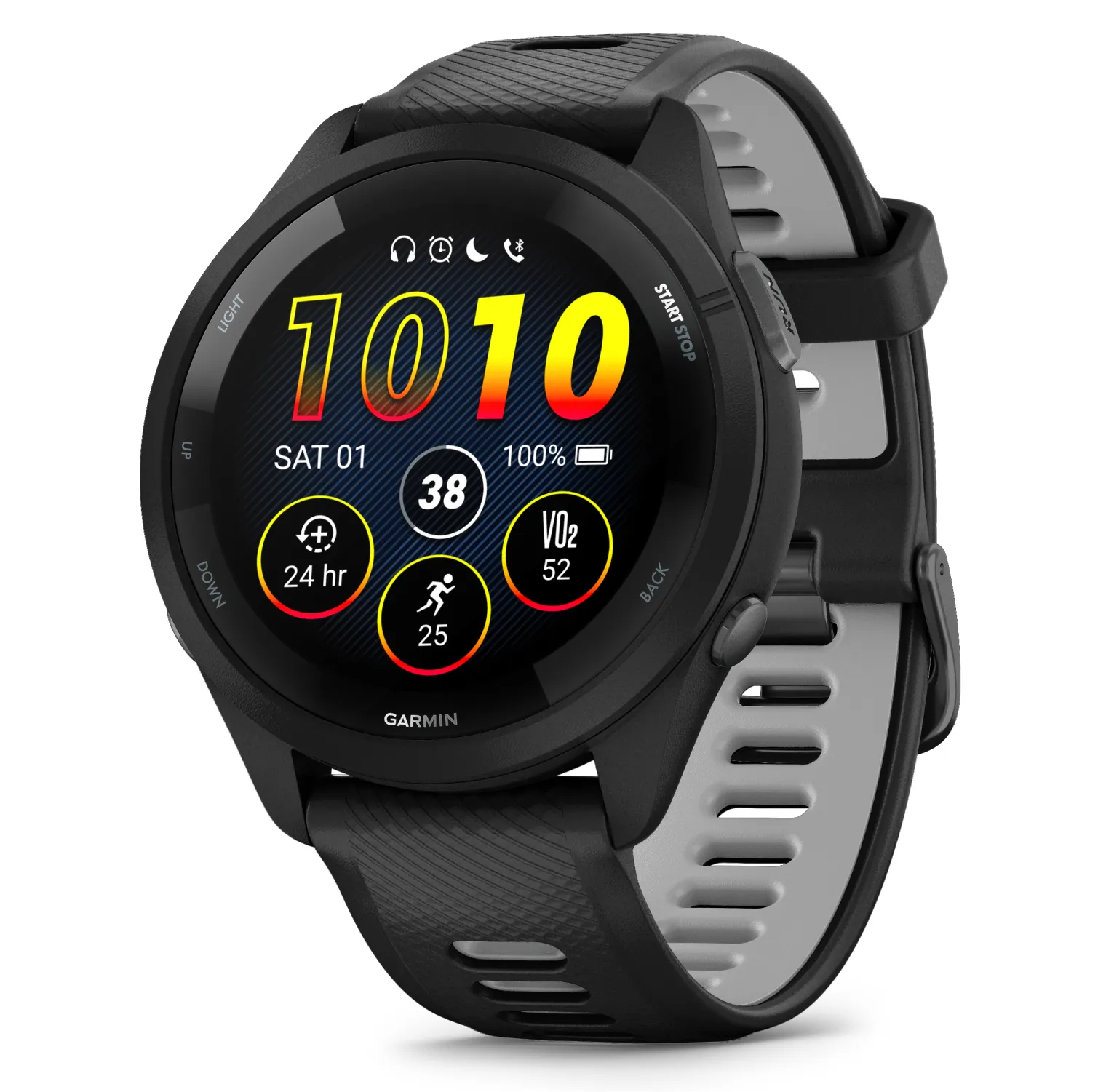 Garmin Forerunner 265 Series Running Smartwatch, 46mm or 42mm AMOLED Touchscreen Display