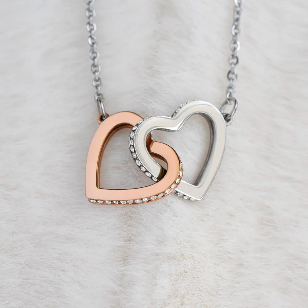 Gifts for Mom Christmas Birthday Gift for Mother Interlocking Hearts Special Necklace