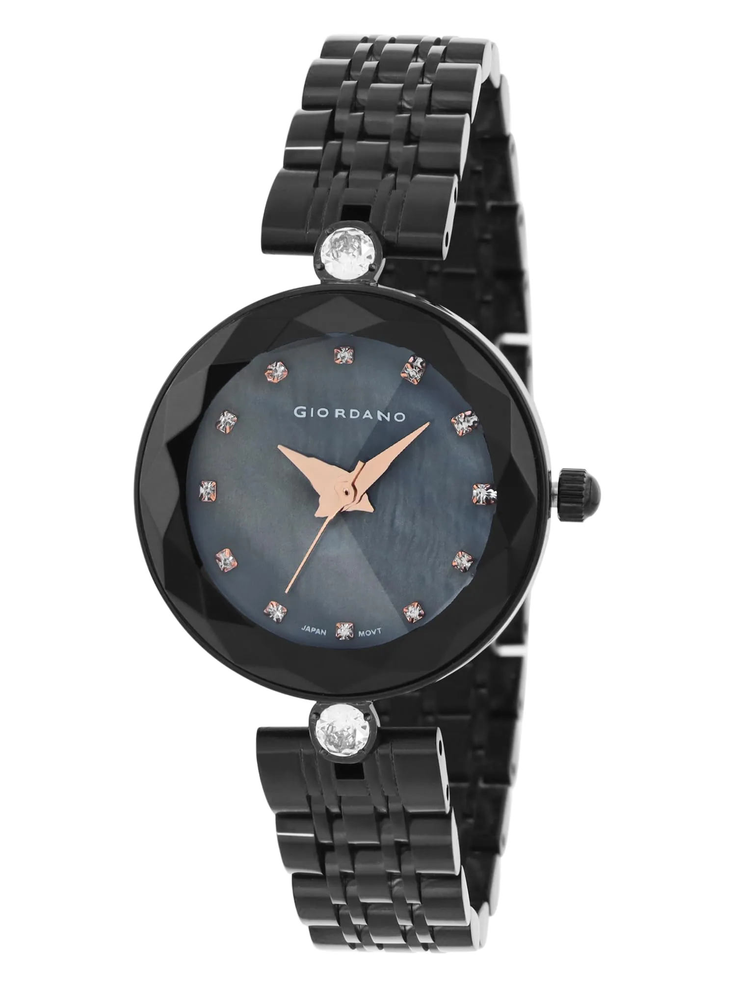 Giordano Analog Watch for Women Stylish Metal Strap| 3 Hands Mechanism - GZ-60014