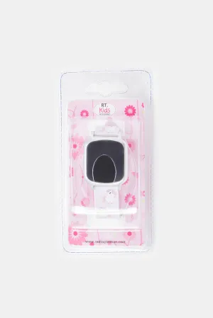 Girls Pink Unicorn Printed Digital Watch