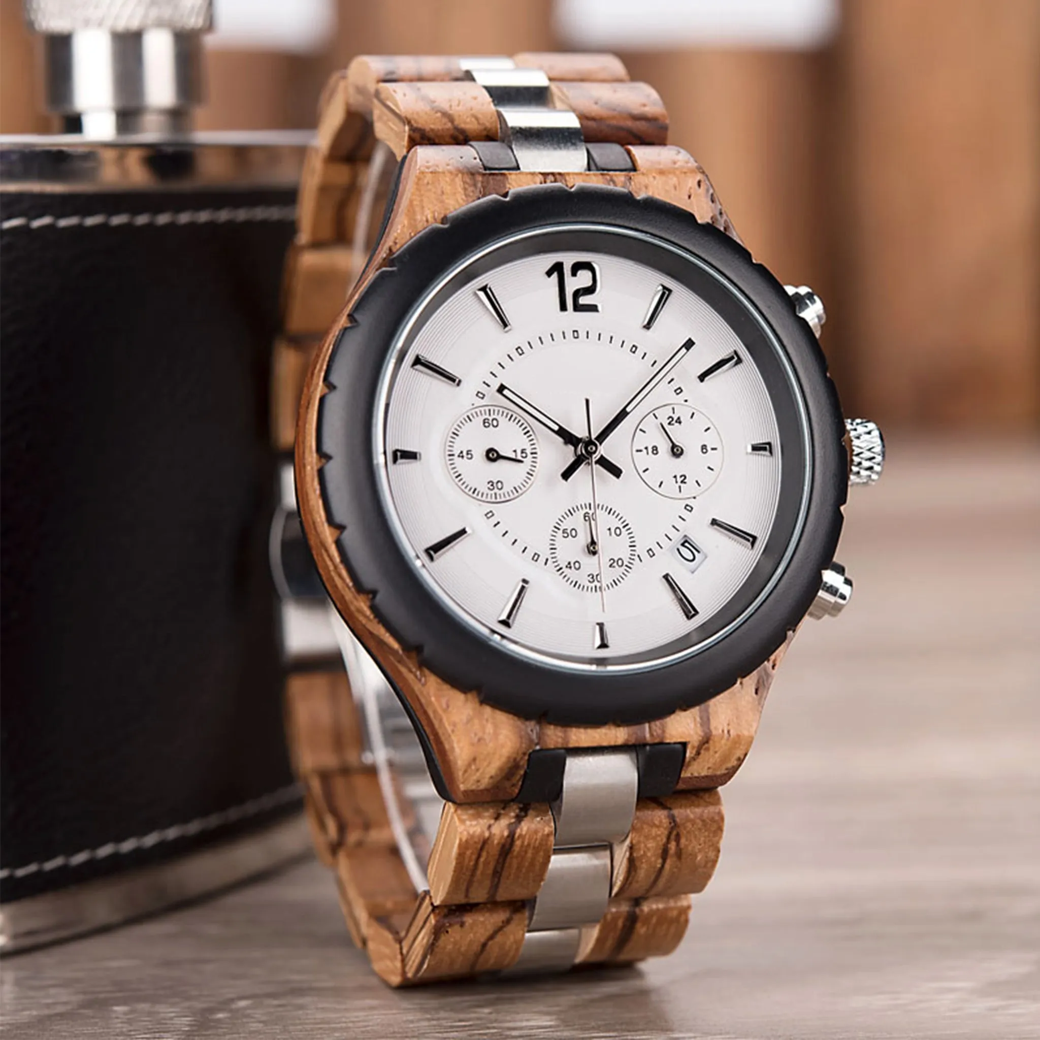 Japura - Zebrawood Chronograph