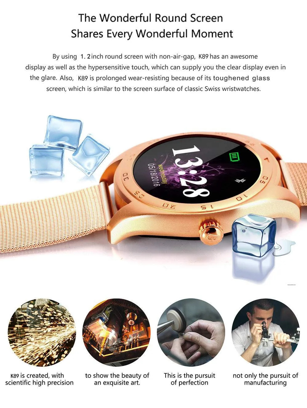 K89 Smart Watch For IOS And Android