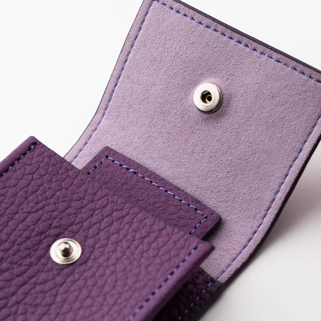 Mauve Leather Watch Pouch