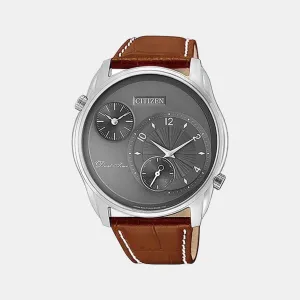 Men's Grey Chronograph Leather Watch AO3030-16H