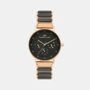 Men's Rose Gold Chronograph Brass Watch 1006F-C0304