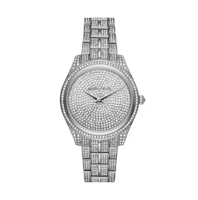 Michael Kors Women's Lauryn Pavé Three-Hand Watch