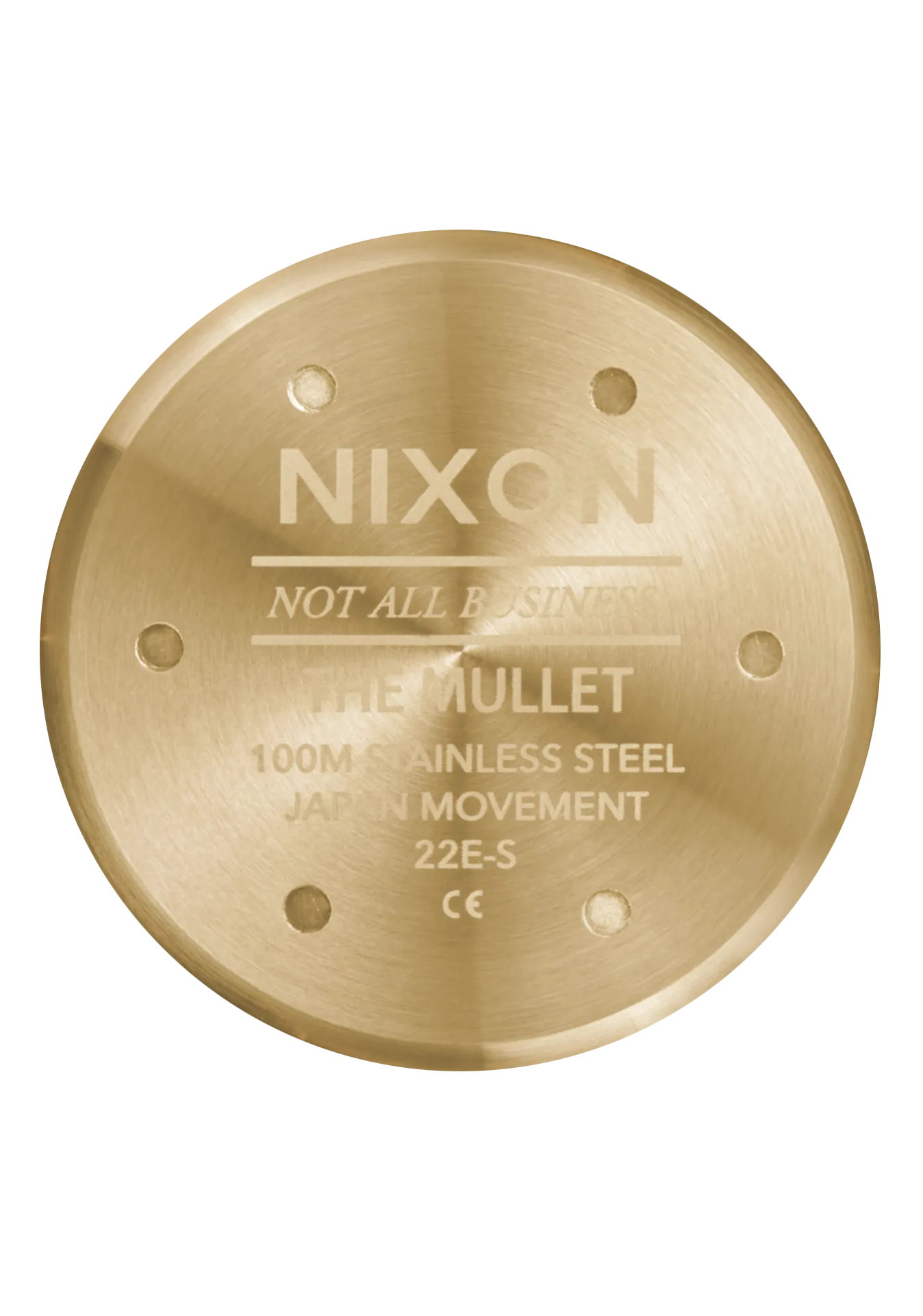 Mullet Stainless Steel - Light Gold / White