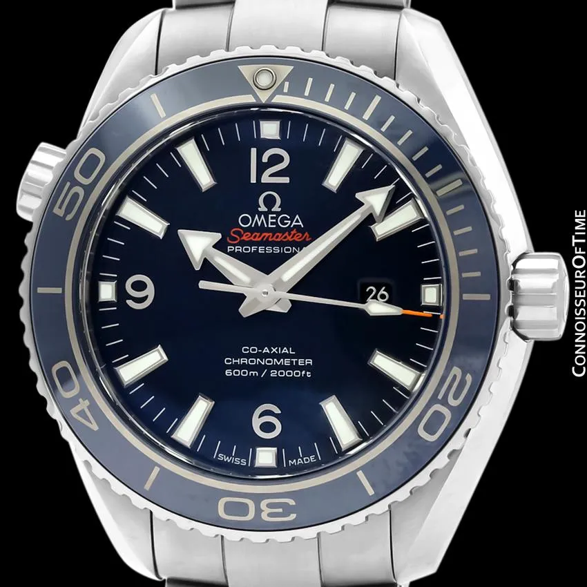 Omega Seamaster Planet Ocean 600M Diver Co-Axial Titanium Watch - $8500, *New*