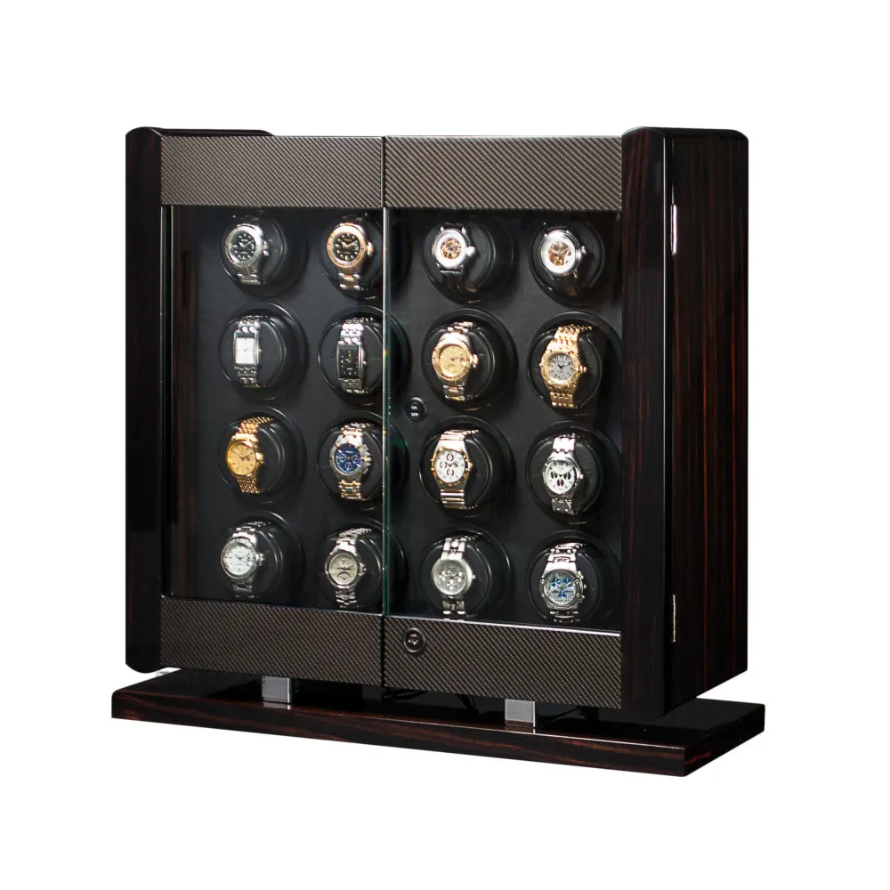 Orbita - Avanti 16 Watch Winder | Macassar/Carbon