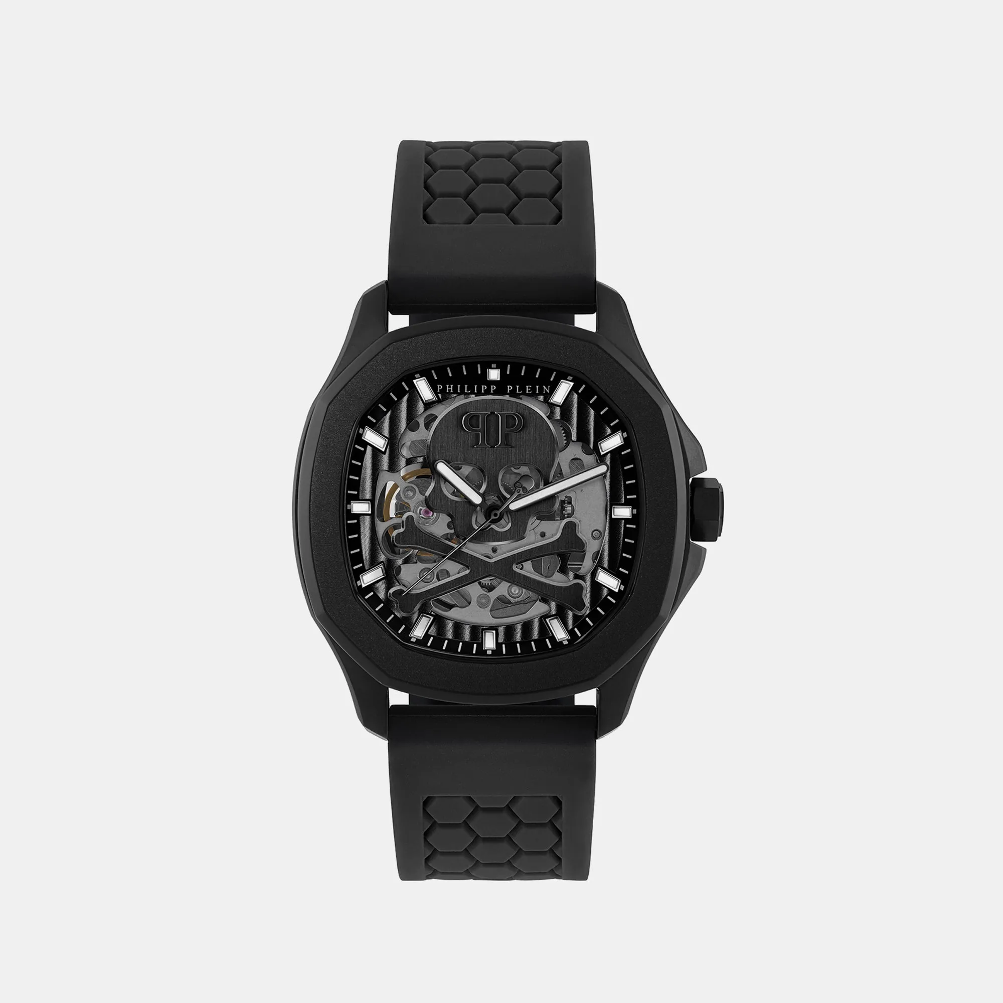 Plein Philipp Men's Black Automatic Silicon Watch PWRAA0923