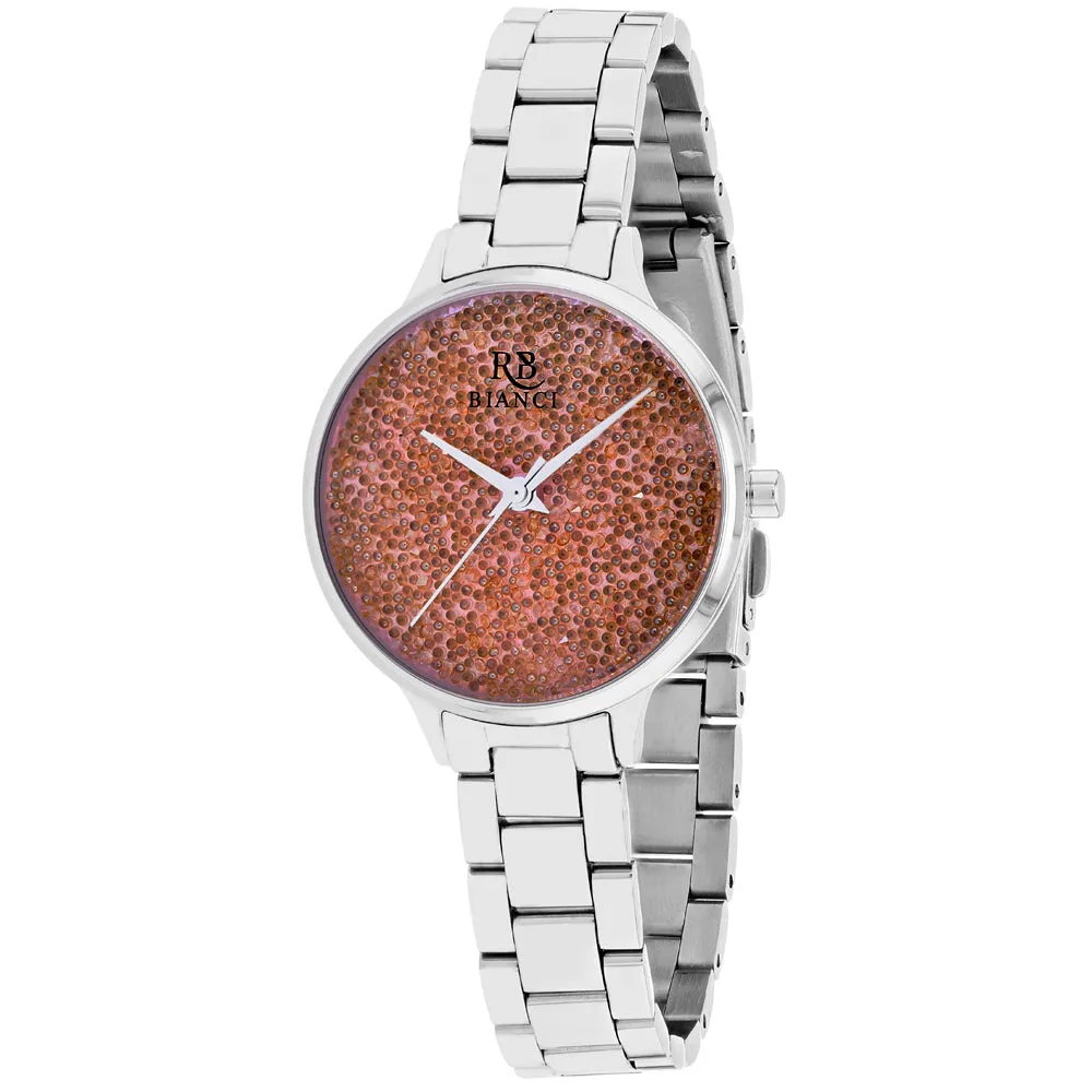 Roberto Bianci Women's Gemma Peach Dial Watch - RB0245