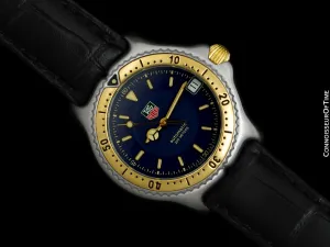 TAG Heuer Professional SEL Sport Elegance Mens Midsize Automatic Diver Watch - Stainless Steel & 18K Gold