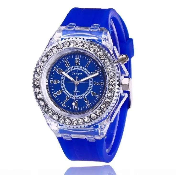 Women LED Flash Luminous Wrist Watches