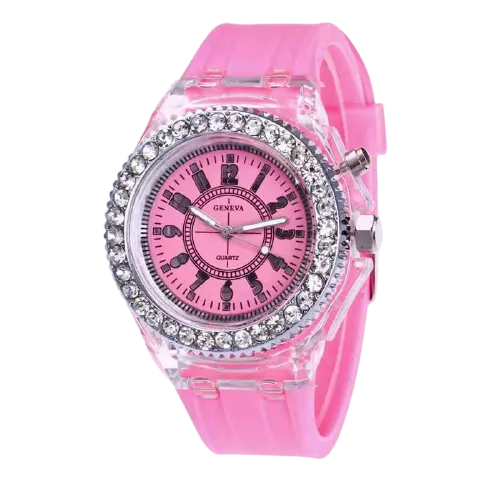 Women LED Flash Luminous Wrist Watches