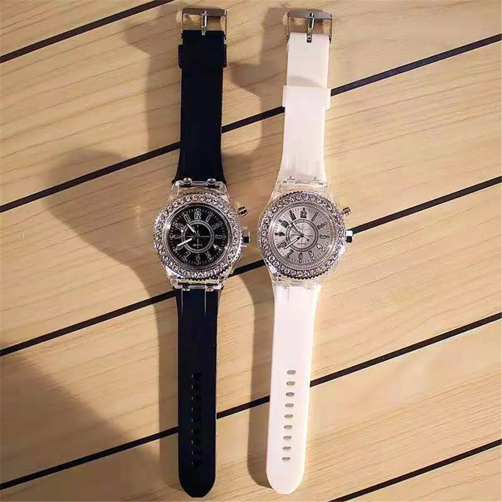 Women LED Flash Luminous Wrist Watches