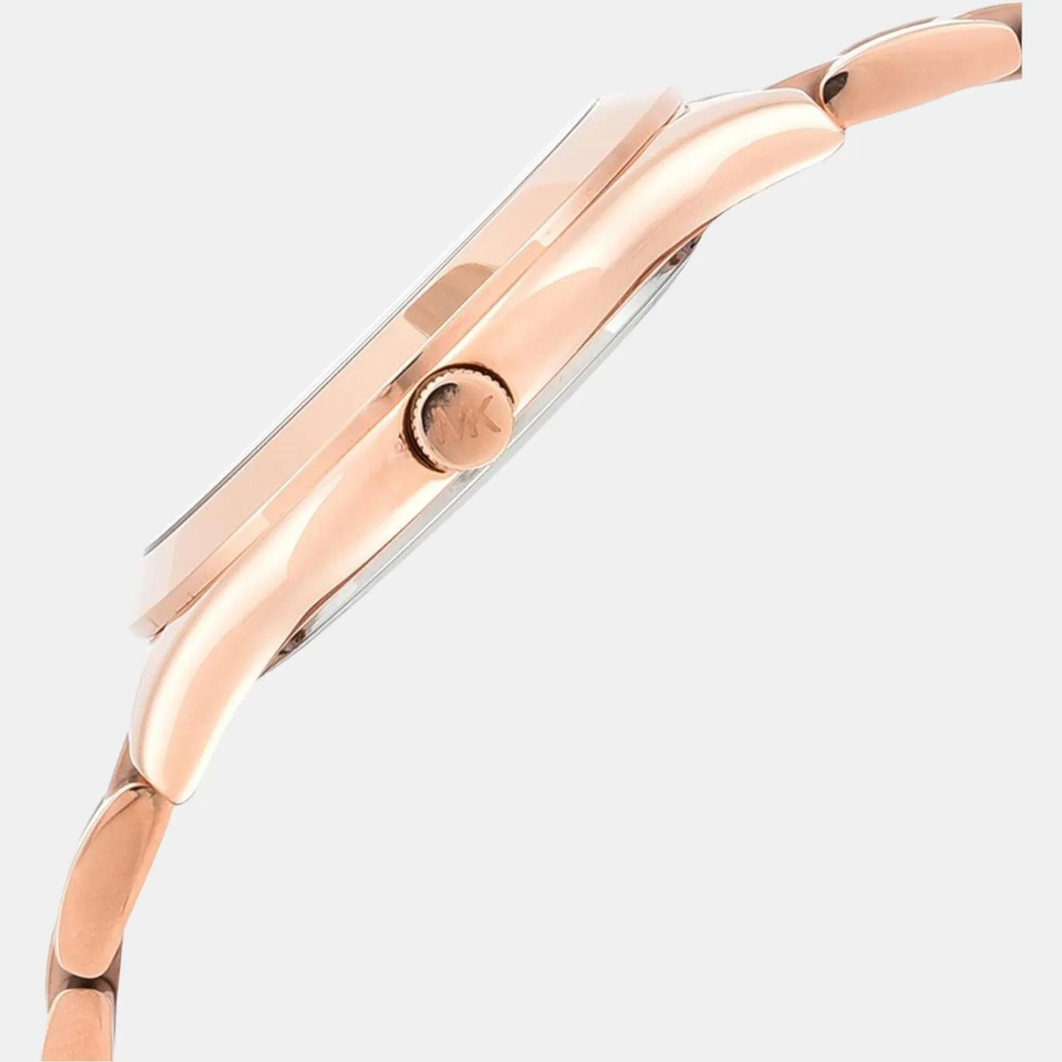 Women's Rose Gold Analog Stainless Steel Watch MK3513