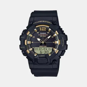 Youth Men's Black Analog-Digital Resin Watch D156 - HDC-700-9AVDF