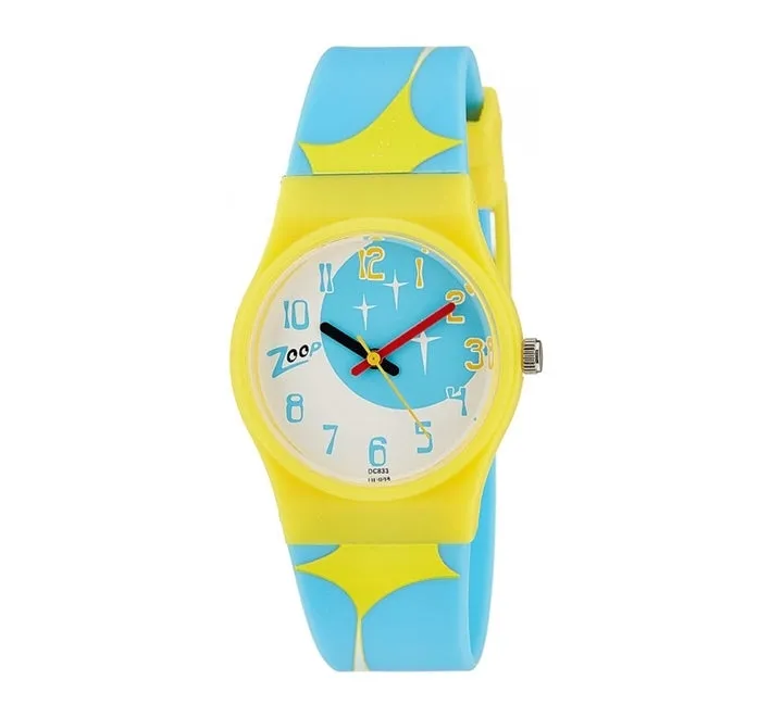 Zoop By Titan Kid's Watch Analog White Dial With Blue PU Strap, 3028PP10